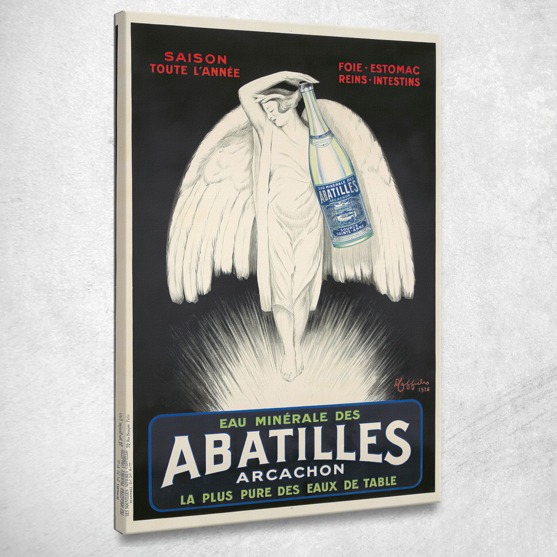 Acqua Minerale Abatilles Leonetto Cappiello lcp44 quadro stampato su tela Acqua Minerale Abatilles Leonetto Cappiello lcp44 quadro stampato su tela
