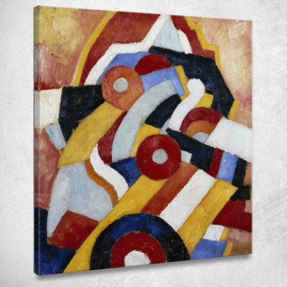 Astrazione Marsden Hartley mhr3 quadro stampato su tela