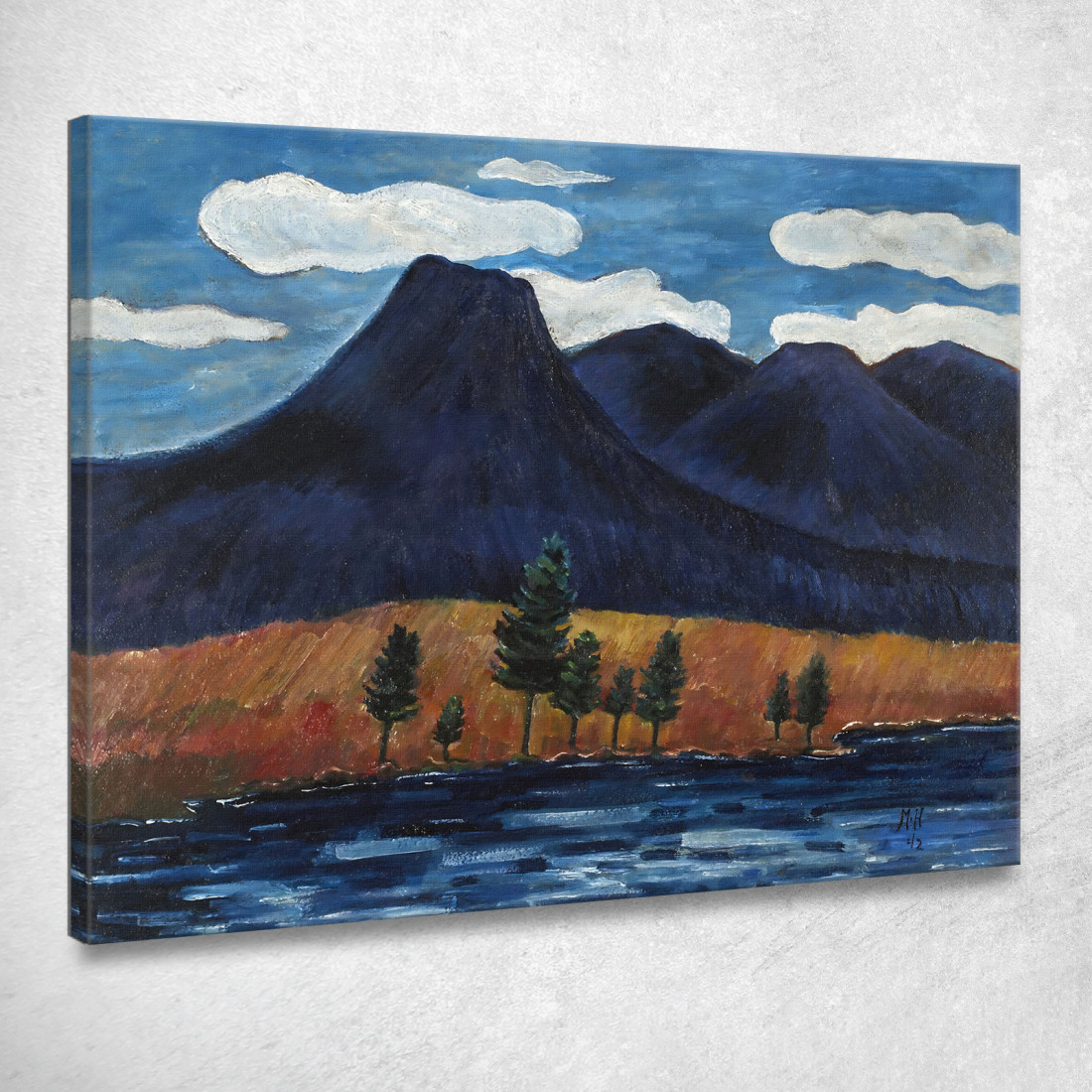 Paesaggio Blu Marsden Hartley mhr5 quadro stampato su tela