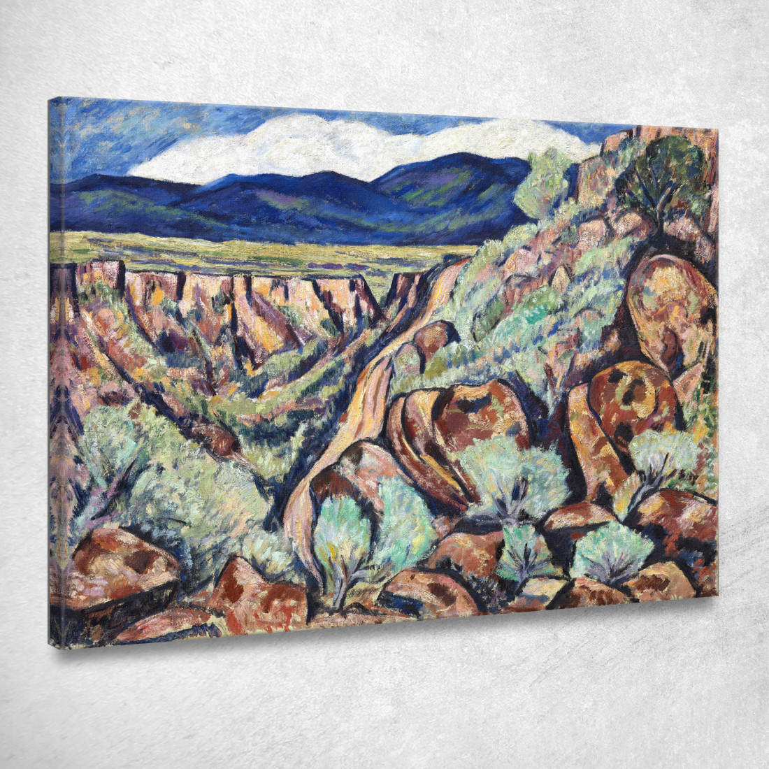 Paesaggio Nuovo Messico Marsden Hartley mhr14 quadro stampato su tela Paesaggio Nuovo Messico Marsden Hartley mhr14 quadro stampato su tela