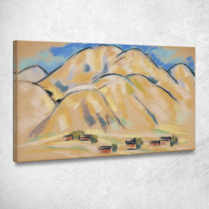 Colline Del Nuovo Messico Marsden Hartley mhr20 quadro stampato su tela