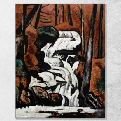 L'Odore Delle Cascate Del Ruscello Marsden Hartley mhr33 quadro stampato su tela