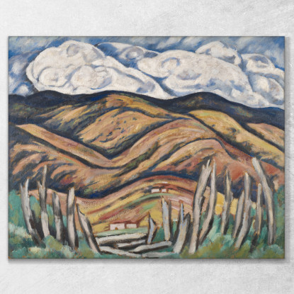 L'Ultimo Del New England Marsden Hartley mhr48 quadro stampato su tela