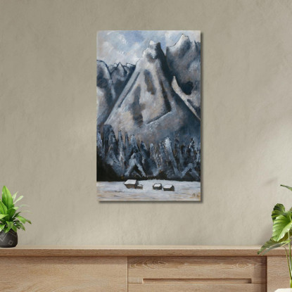 Waxenstein Peaks Garmisch-Partenkirchen Marsden Hartley mhr53 quadro stampato su tela