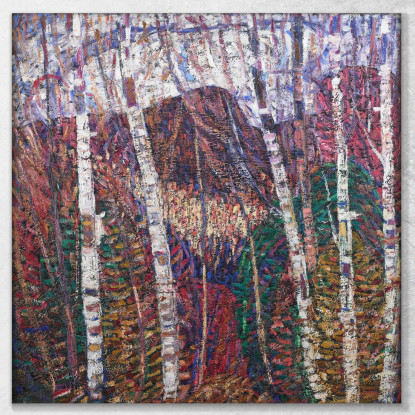 Betulle Bianche Marsden Hartley mhr56 quadro stampato su tela