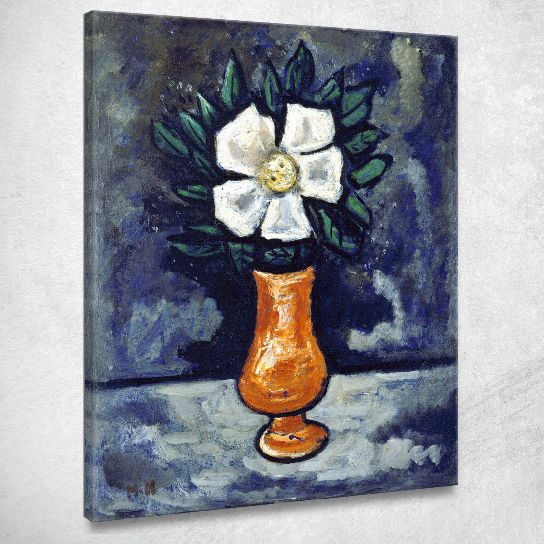 Fiore Bianco Marsden Hartley mhr57 quadro stampato su tela Fiore Bianco Marsden Hartley mhr57 quadro stampato su tela