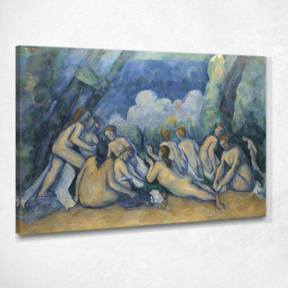 Bagnanti Le Grandi Bagnanti Paul Cézanne pcz8 quadro stampato su tela