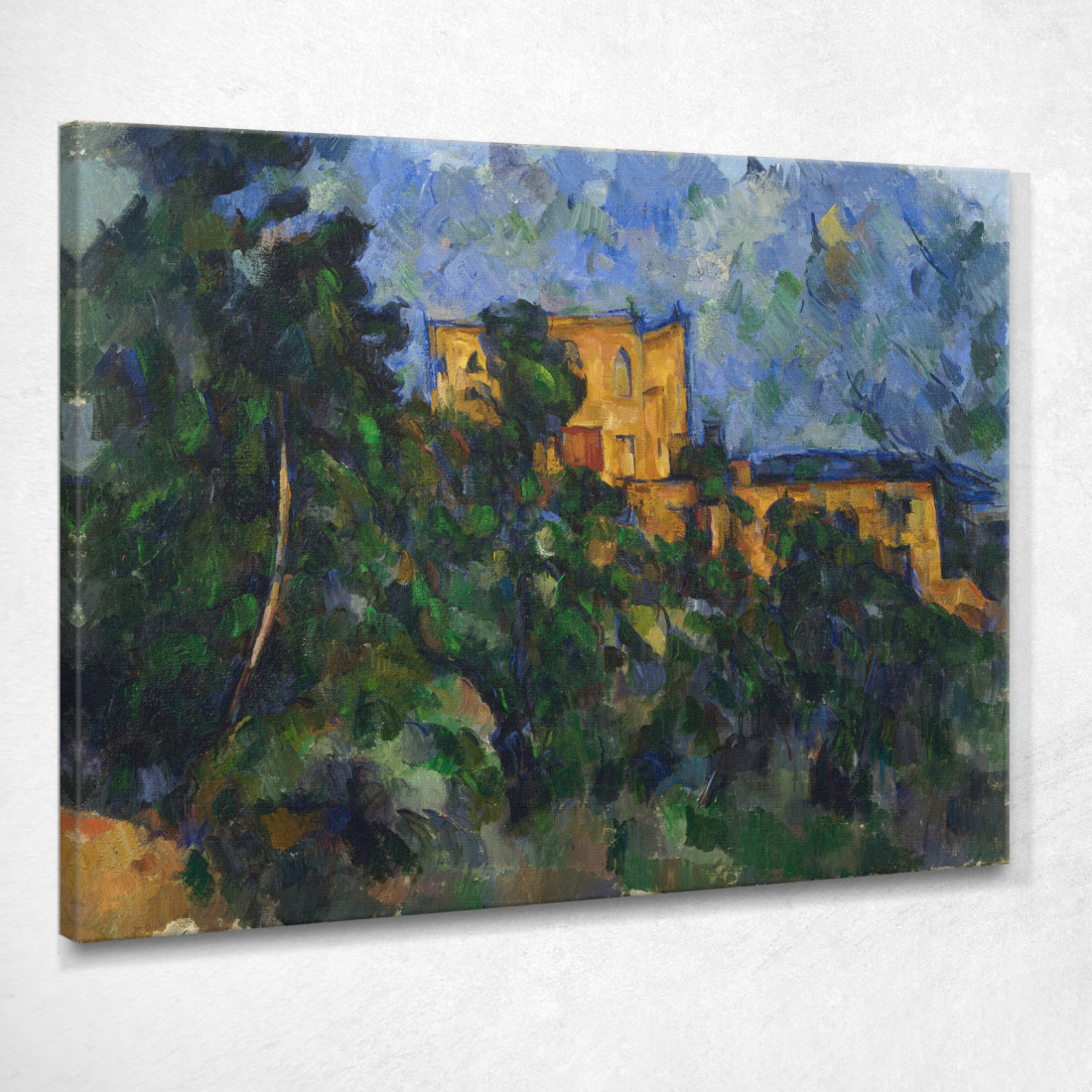 Castello Nero Paul Cézanne pcz16 quadro stampato su tela Castello Nero Paul Cézanne pcz16 quadro stampato su tela