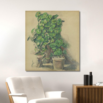 Gerani Paul Cézanne pcz28 quadro stampato su tela