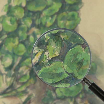 Gerani Paul Cézanne pcz28 quadro stampato su tela