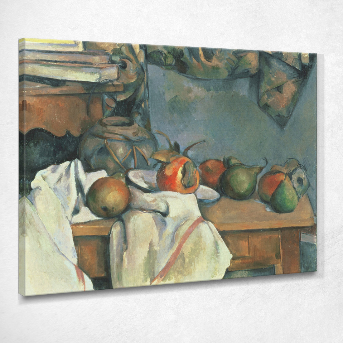 Pentola Di Zenzero Con Melograno E Pere Paul Cézanne pcz29 quadro stampato su tela Pentola Di Zenzero Con Melograno E Pere Paul Cézanne pcz29 quadro stampato su tela