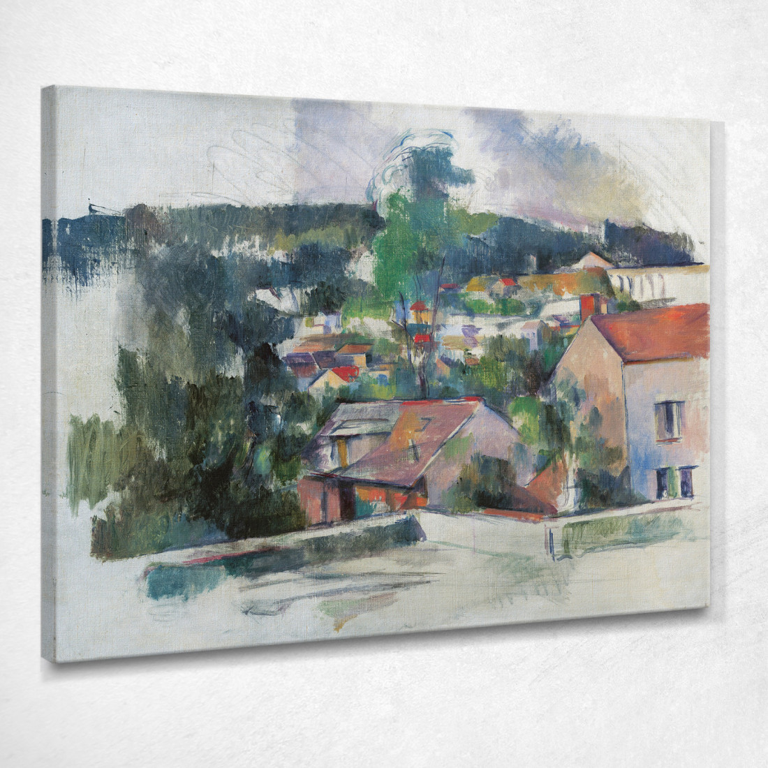 Paesaggio Paul Cézanne pcz42 quadro stampato su tela Paesaggio Paul Cézanne pcz42 quadro stampato su tela