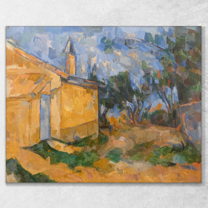 Il Capannone Del Jourdan Paul Cézanne pcz47 quadro stampato su tela