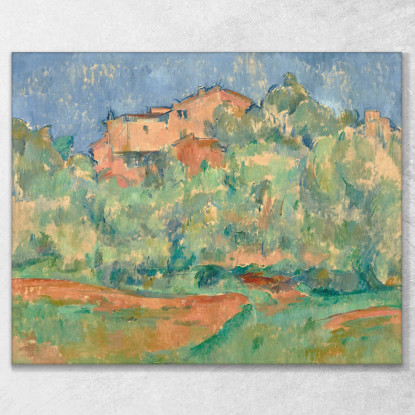 Casa E Colombaia Al Bellevue Paul Cézanne pcz55 quadro stampato su tela
