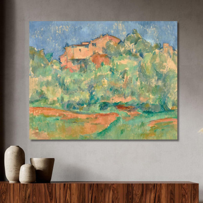 Casa E Colombaia Al Bellevue Paul Cézanne pcz55 quadro stampato su tela