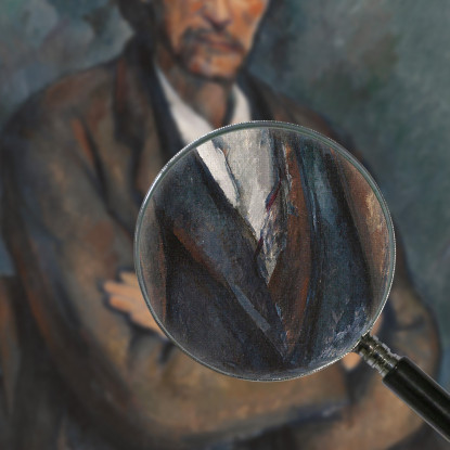 Uomo Con Le Braccia Incrociate Paul Cézanne pcz59 quadro stampato su tela