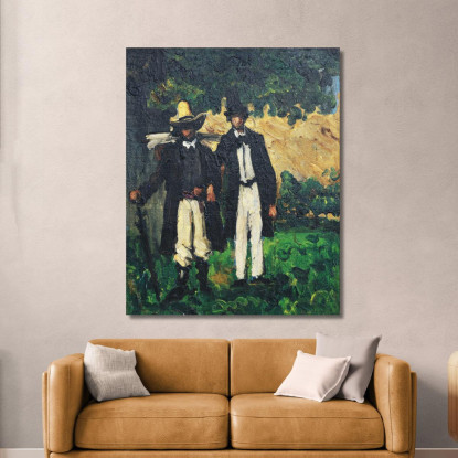 Marion E Valabregue Alla Ricerca Di Un Motivo Per Dipingere Paul Cézanne pcz60 quadro stampato su tela
