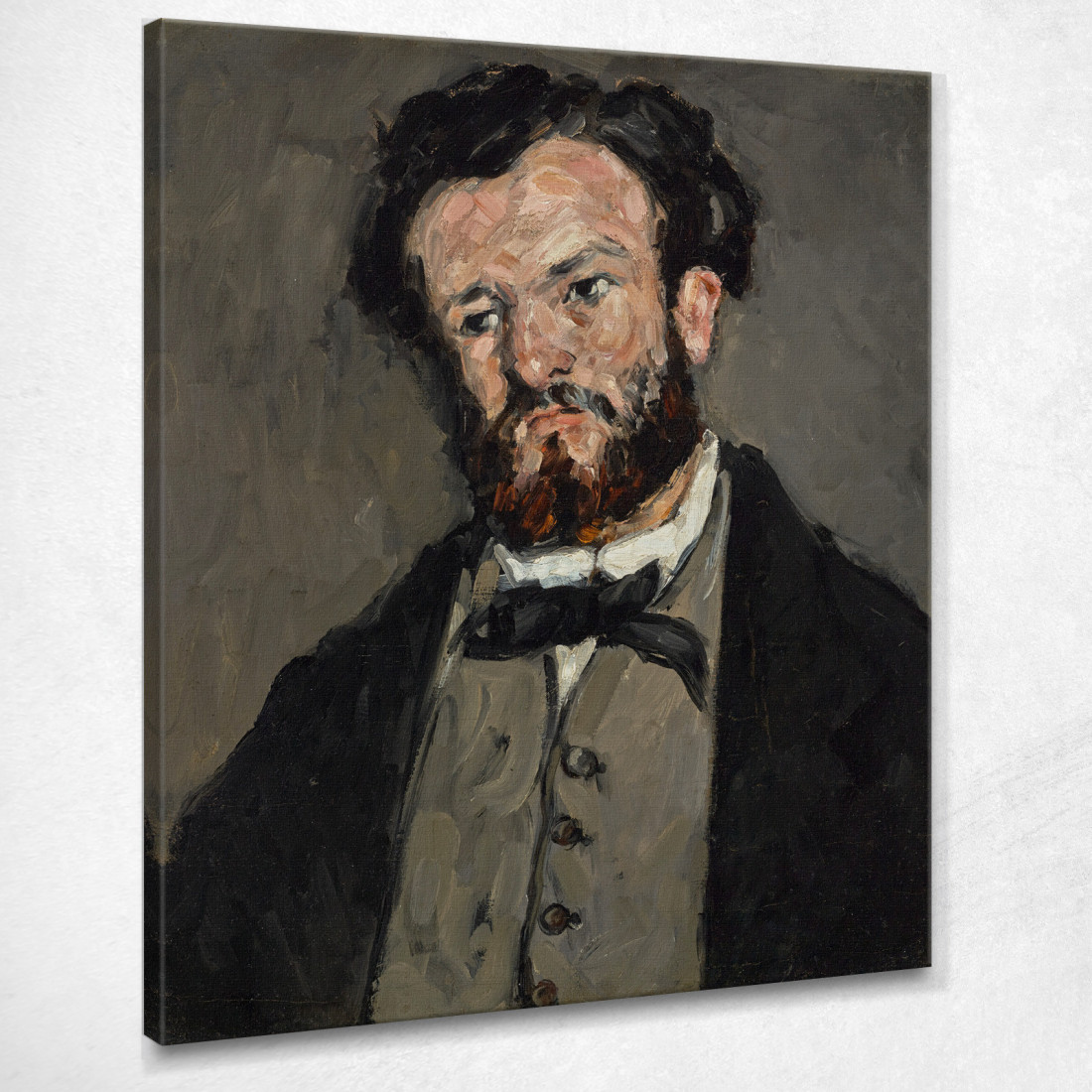 Ritratto Di Antonio Valabrègue Paul Cézanne pcz74 quadro stampato su tela Ritratto Di Antonio Valabrègue Paul Cézanne pcz74 quadro stampato su tela