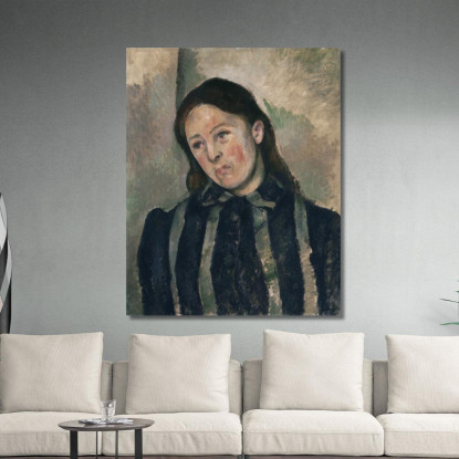 Ritratto Di Madame Paul Cézanne pcz75 quadro stampato su tela