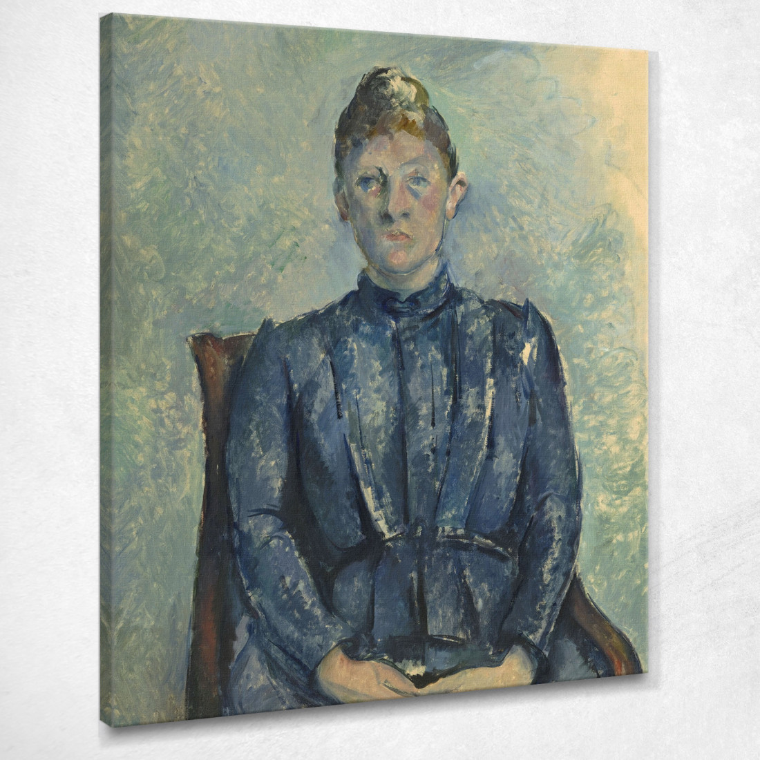 Ritratto Di Madame Paul Cézanne pcz76 quadro stampato su tela Ritratto Di Madame Paul Cézanne pcz76 quadro stampato su tela