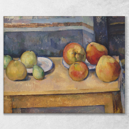 Natura Morta Con Mele E Pere Paul Cézanne pcz90 quadro stampato su tela