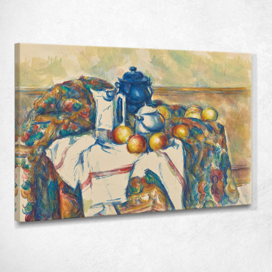 Natura Morta Con Vaso Blu Paul Cézanne pcz92 quadro stampato su tela Natura Morta Con Vaso Blu Paul Cézanne pcz92 quadro stampato su tela