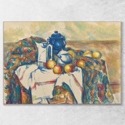 Natura Morta Con Vaso Blu Paul Cézanne pcz92 quadro stampato su tela
