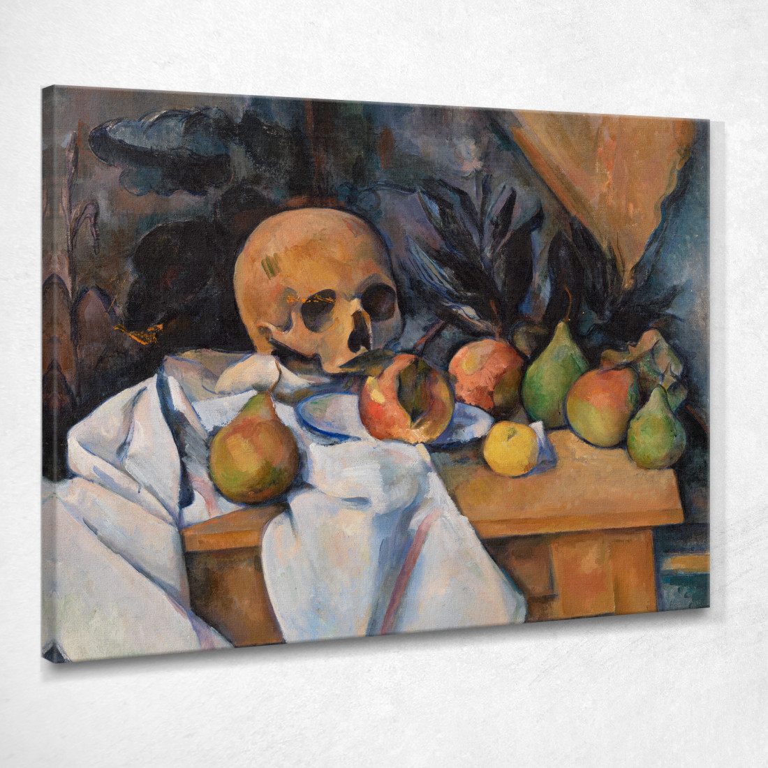 Natura Morta Con Teschio Paul Cézanne pcz102 quadro stampato su tela Natura Morta Con Teschio Paul Cézanne pcz102 quadro stampato su tela