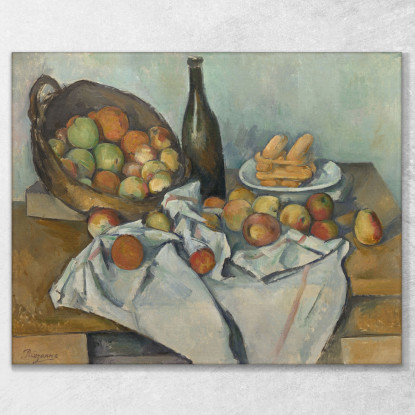 Il Cesto Di Mele Paul Cézanne pcz105 quadro stampato su tela
