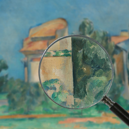 La Torre Dei Piccioni Al Bellevue Paul Cézanne pcz122 quadro stampato su tela