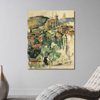 Il Villaggio Di Gardanne Paul Cézanne pcz128 quadro stampato su tela