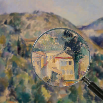 Veduta Del Domaine Saint-Joseph Paul Cézanne pcz134 quadro stampato su tela