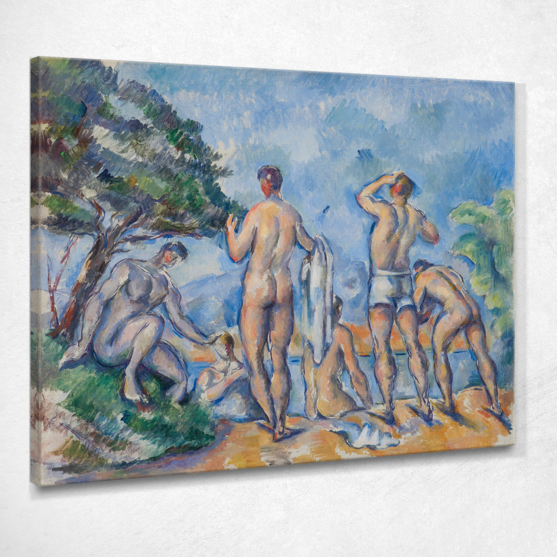 Bagnanti 2 Paul Cézanne pcz146 quadro stampato su tela Bagnanti 2 Paul Cézanne pcz146 quadro stampato su tela