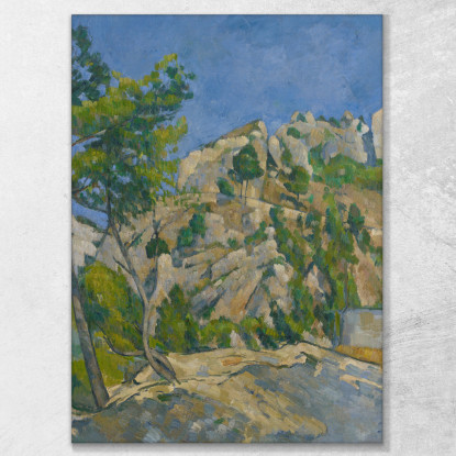 Fondo Del Burrone Paul Cézanne pcz151 quadro stampato su tela