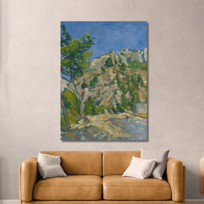 Fondo Del Burrone Paul Cézanne pcz151 quadro stampato su tela