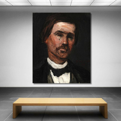 Testa Di Un Uomo Paul Cézanne pcz157 quadro stampato su tela