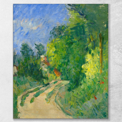 La Strada Rotante Nel Sottobosco Paul Cézanne pcz166 quadro stampato su tela