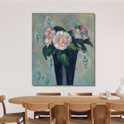 Il Vaso Blu Scuro Paul Cézanne pcz171 quadro stampato su tela