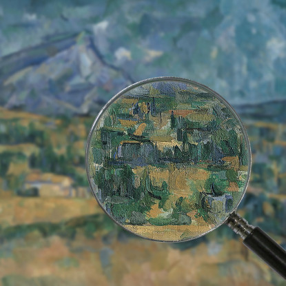 Mont Sainte-Victoire 3 Paul Cézanne pcz186 quadro stampato su tela