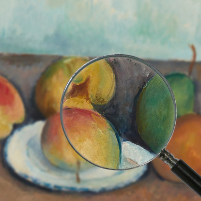 Natura Morta Di Mele E Pere Paul Cézanne pcz191 quadro stampato su tela