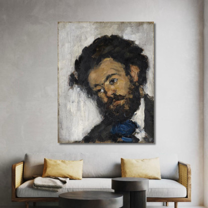Ritratto Di Antoine-Fortuné Marion Paul Cézanne pcz199 quadro stampato su tela