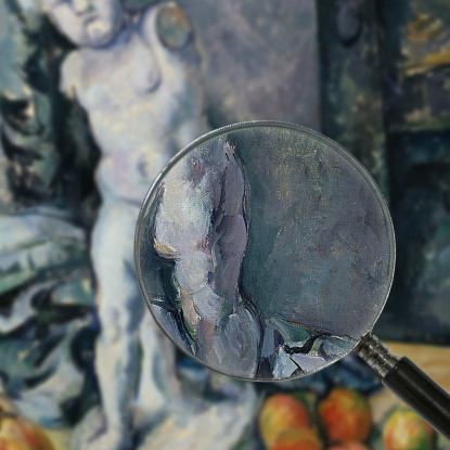 Natura Morta Con Statuetta Paul Cézanne pcz214 quadro stampato su tela