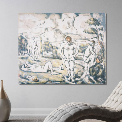 Le Bagnanti 2 Paul Cézanne pcz221 quadro stampato su tela