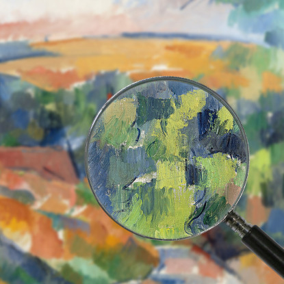 La Curva Della Strada Paul Cézanne pcz224 quadro stampato su tela