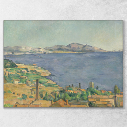 Il Golfo Di Marsiglia Visto Da L'Estaque Paul Cézanne pcz227 quadro stampato su tela