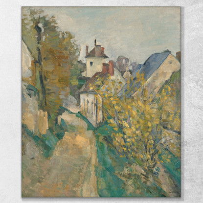 La Casa Del Dottor Gachet Ad Auvers-Sur-Oise Paul Cézanne pcz228 quadro stampato su tela