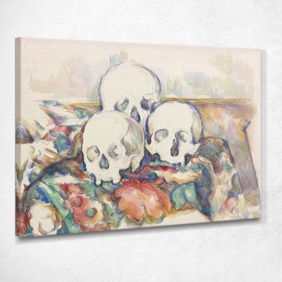 I Tre Teschi Paul Cézanne pcz234 quadro stampato su tela I Tre Teschi Paul Cézanne pcz234 quadro stampato su tela