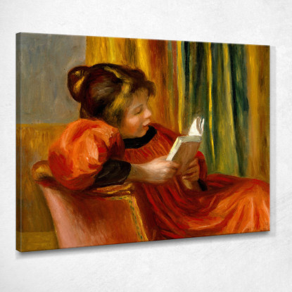 Ragazza Che Legge Pierre-Auguste Renoir par10 quadro stampato su tela