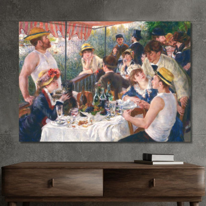 Pranzo Della Festa In Barca Pierre-Auguste Renoir par17 quadro stampato su tela