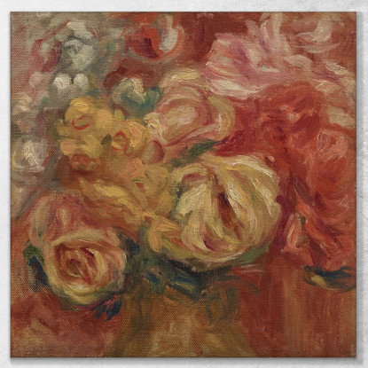 Fiori Pierre-Auguste Renoir par51 quadro stampato su tela